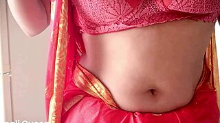 nepali couple fuckin in sari at home, scandalous!