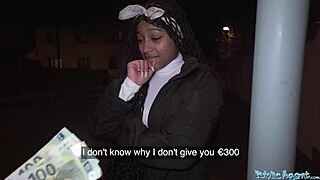 Public agent fucks big brazilian tits and ass hard in pov