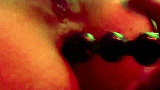 She takes her new toy up her ass until she cums!