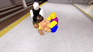 Roblox Bitch Fucked By 3 Noobs