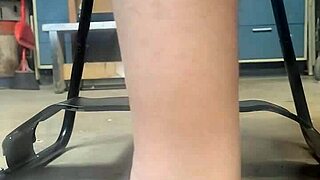 big hankeys dildo on the bouncy chair