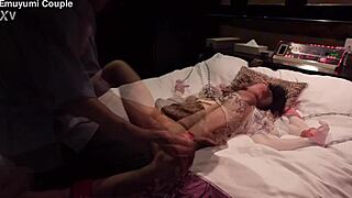 Busty Japanese beauty convulses in intense cunnilingus orgasm, screaming in ecstasy!