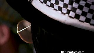 tea party foursome in wonderland costumes