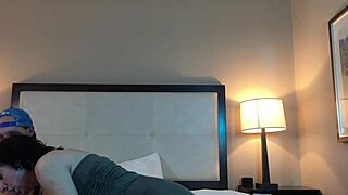 petite woman deepthroats big cock