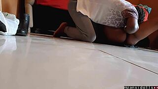 hot ebony babe strips and squirts wet pussy