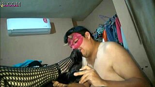 fishnet and foot fetish milf