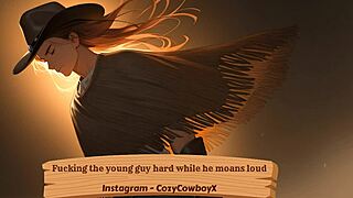 the young guy was moaning loud as i fucked him hard