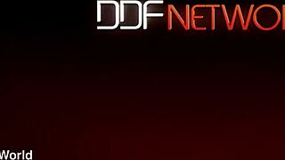 the young woman proudly shows off her smooth, hairless skin in the bedroom setting.