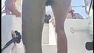 Hairy Bikini Dance On Boat Tour