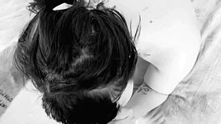 Novinha Branquinha Transando Com Macho Grand�o Estilo Urso Nordico Viking Metedor