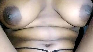 African girl with small tits rides big dick on black ass