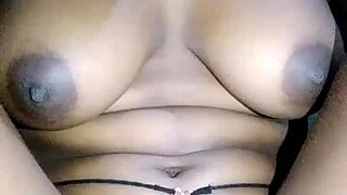 African girl with small tits rides big dick on black ass
