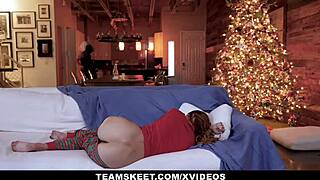 hot teen jillian janson got robbed and fucked during christmas