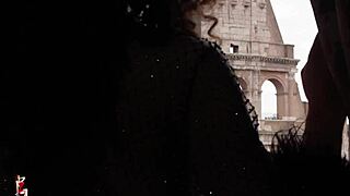 i perform double anal fisting on lady ana in the colosseum, making her squirt