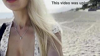 she says, 'i'm flashing my boobs on the beach'