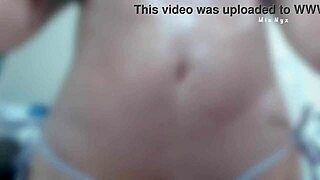 sexy pink hairy pussy in see through lingerie bra and panties blur edit amateur mia nyx