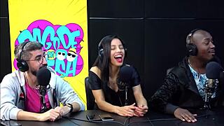 Morena with boyfriend talking dirty