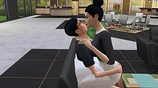 Step Mom's Tricky Game Turns Into Hot Fuck.