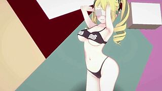 hey, koikatsu arisu oc is dancing with her big ass, so fun to watch