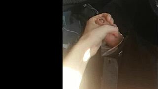 handjob in the car
