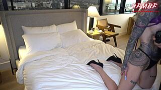 Sasha Beart fucks her boyfriend backstage, that slutty Russian cheating girlfriend