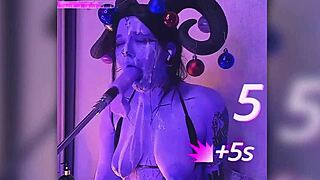 i'm this devil girl all filled up with cum and i passionately give blowjobs to guys