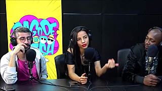 Morena with boyfriend talking dirty