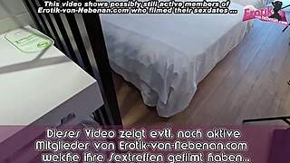 German Chubby Curvy BBW Amateur Teen 18+ with Big Natural Tits Fucked by Friend at Home POV