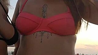 Beach Hunt For Hard Fuck - Virgin Milf Encounter!