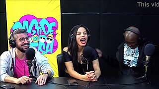 Morena with boyfriend talking dirty