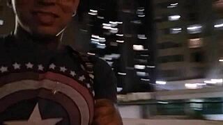 I fucked hot Brunna Black on the street, danger be damned.