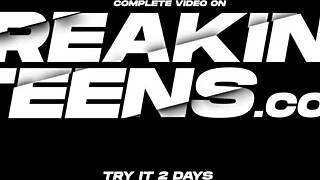 This 18yo teen is super horny for huge dicks