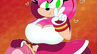 Amy Rose With Cut Music Picture Compilation