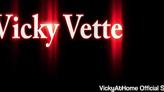 Blonde Vicky Vette In Lingerie Dildo Fucks Herself To Orgasm