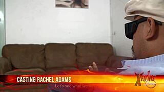 horny brunette passes porn casting and takes a big cock 😏