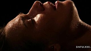 alexis crystal & lady dee have lesbian sex in the sauna