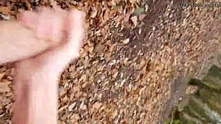 feeling so aroused while masturbating in the forest