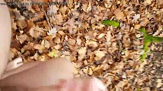 feeling so aroused while masturbating in the forest