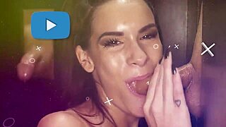 gloryholesecrets - blonde busty milf deepthroats big cocks at the gloryhole