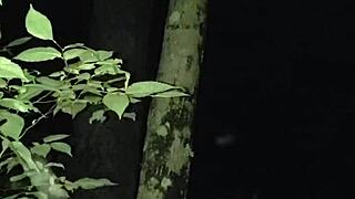 Sneaky Outside Creampie Surprise