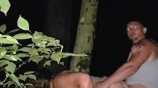 Sneaky Outside Creampie Surprise