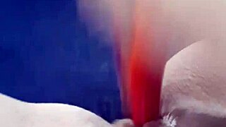 cute amateur teen masturbates with dildo and fingers her tight pussy