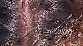 i gave an amateur blowjob and doggy fuck with cum in mouth in the bush