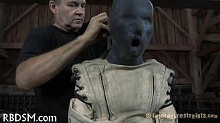 demeaning a cute girl chained up for hardcore fun