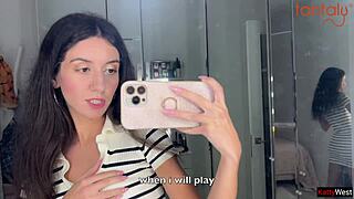 i invited the courier to fuck me with my new tantaly doll - double penetration