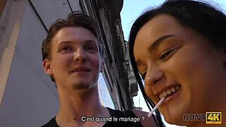 teen gives blowjob for engagement ring on hidden cam