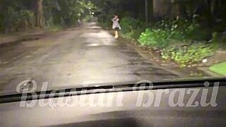 Novinha Asiática Fode Com Uber No Meio Da Rua - Creampie Com Lina Nakamura E John Coffee