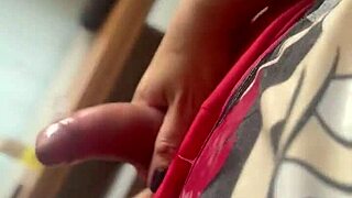 trans wakes up giving delicious cumshot