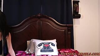 Goth Whore Gets Facial