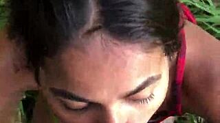 Chamei ele pra entrar no terreno comigo e fodemos no mato